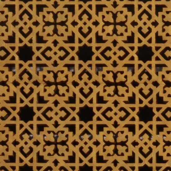 intricate islamic geometric pattern detail